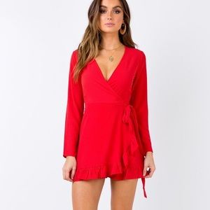 Agnatha Mini Wrap Dress